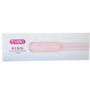 TYMO Ring Hair Straightening Comb-Ionic Heated Brush for Smooth& Frizz-Free Hair